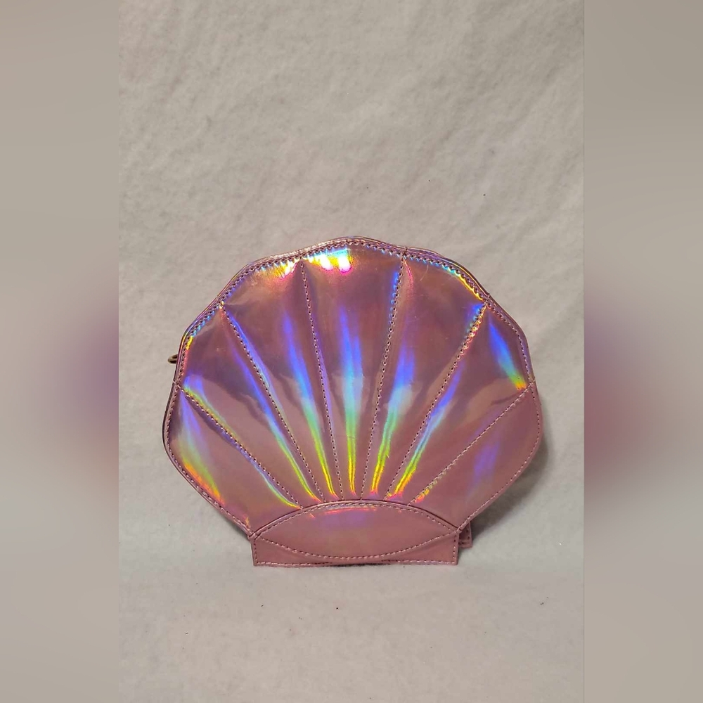pink shell purse crossbody